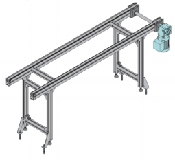 C/TB timing-belt conveyor equipment rendering